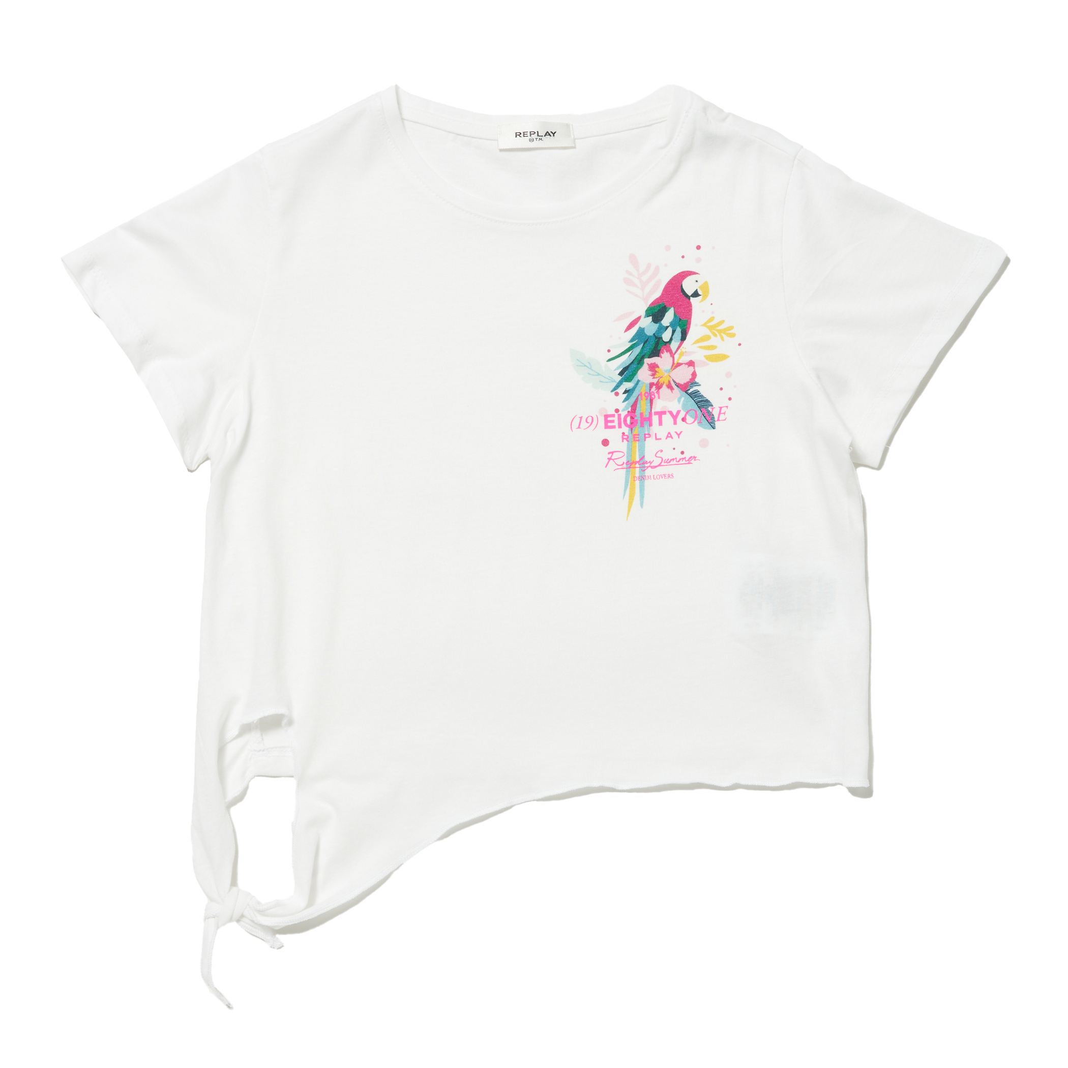 コットンジャージープリントT 詳細画像 ホワイト 1